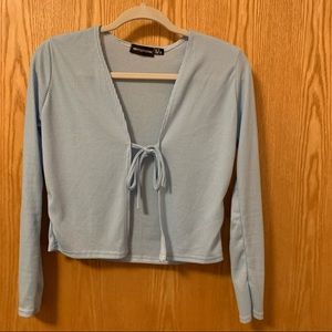 Pretty little thing tie front top